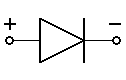 standard diode symbol
